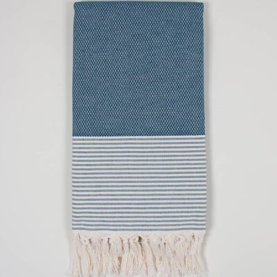 Amalfi Hammam Towel, Indigo