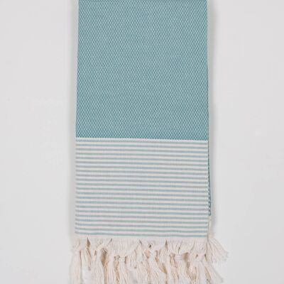 Amalfi Hammam Towel, Grey Green