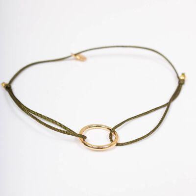 Pulsera Juno de Oro - Oliva