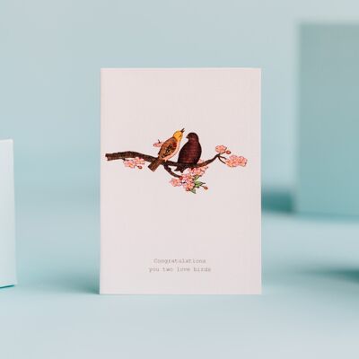 TokyoMilk Congratulations Love Birds Greeting Card