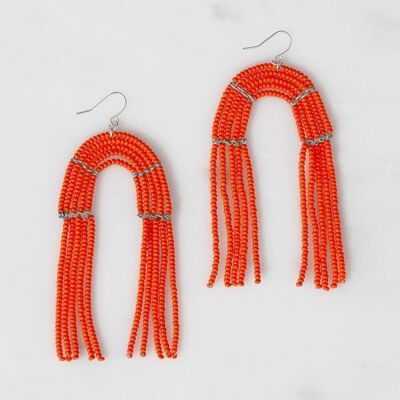 Boucles d'oreilles Kalama oranges