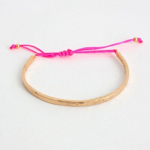 Gold Celeste Bracelet - Pink