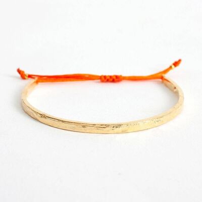 Gold Celeste Bracelet - Orange
