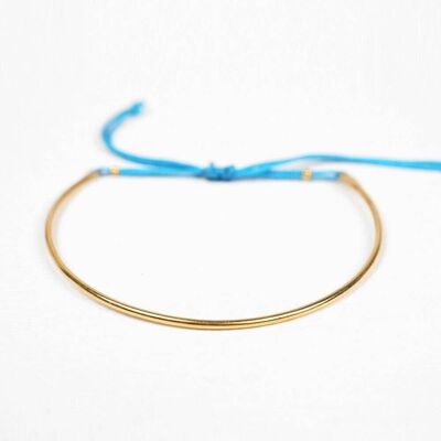 Gold Luna Bracelet - Turquoise