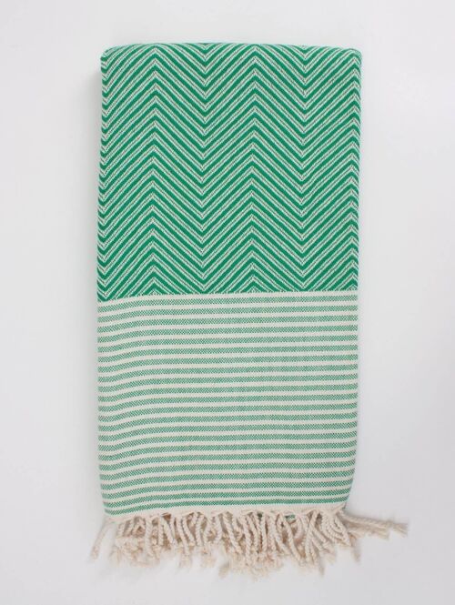 Malibu Hammam Towel, Green