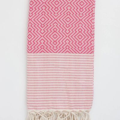Inca Hammam Towel, Pink