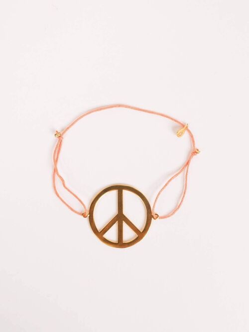 Gold Peace Bracelets, Large, Assorted Colours