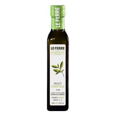 Olio Extravergine d'Oliva MULTIVARIETALE- tappa vite 0,25 L