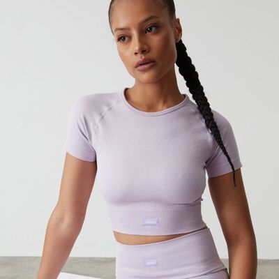 Seamless Crop Top Lilac