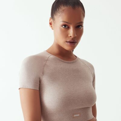 Seamless Crop Top Nude