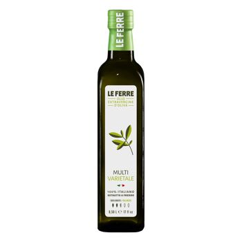 Huile d'Olive Vierge Extra MULTIVARIÉTALE - bouchon à vis 0,50 L 1