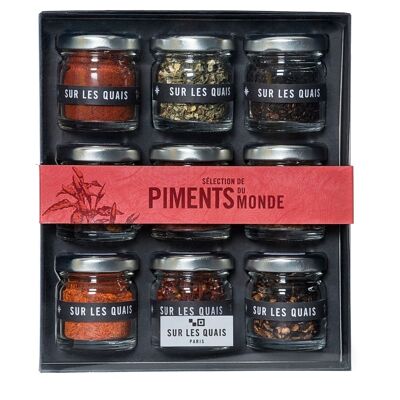 Coffret Sélection de Piments du Monde