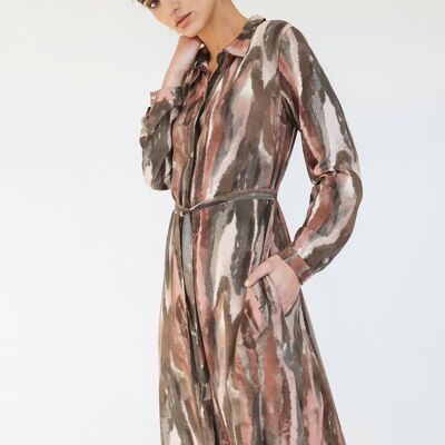FW2223 V10 Dino Pink Print Dress