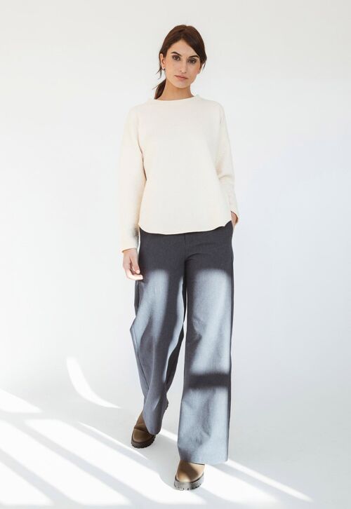 FW2223 P04 Pantalón Pelagia Grey Navy