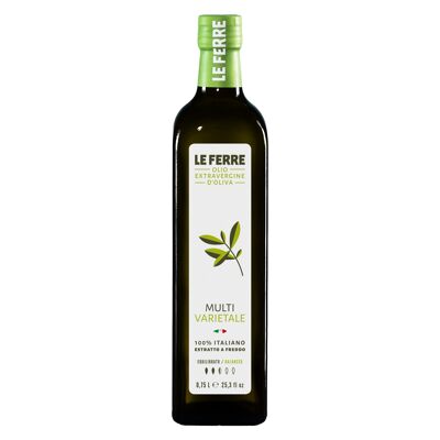 Olio Extravergine d'Oliva MULTIVARIETALE- tappo vite 0,75 L