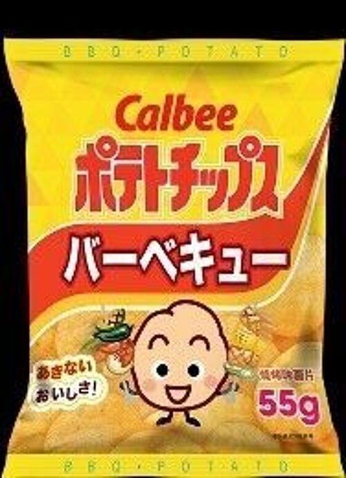 Calbee Potato Chips-BBQ
卡樂B燒烤味薯片