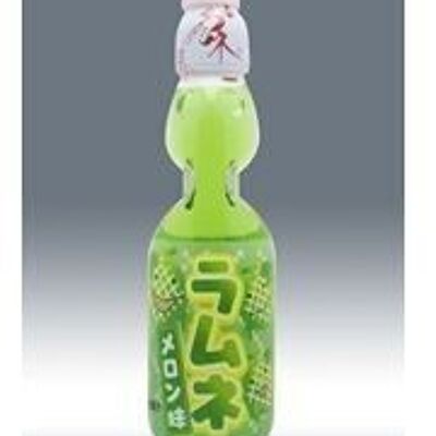 Hatakosen Melon Ramune Soda
哈達哈密瓜味彈珠汽水