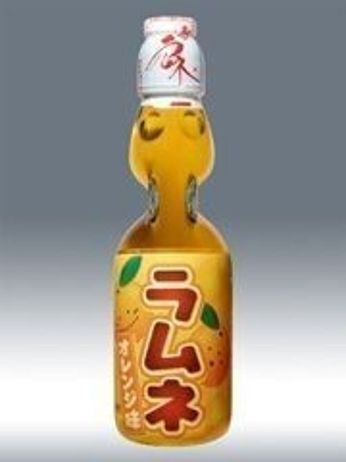 Hatakosen Orange Ramune Soda
哈達橙味彈珠汽水