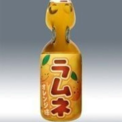 Hatakosen Orange Ramune Soda
哈達橙味彈珠汽水