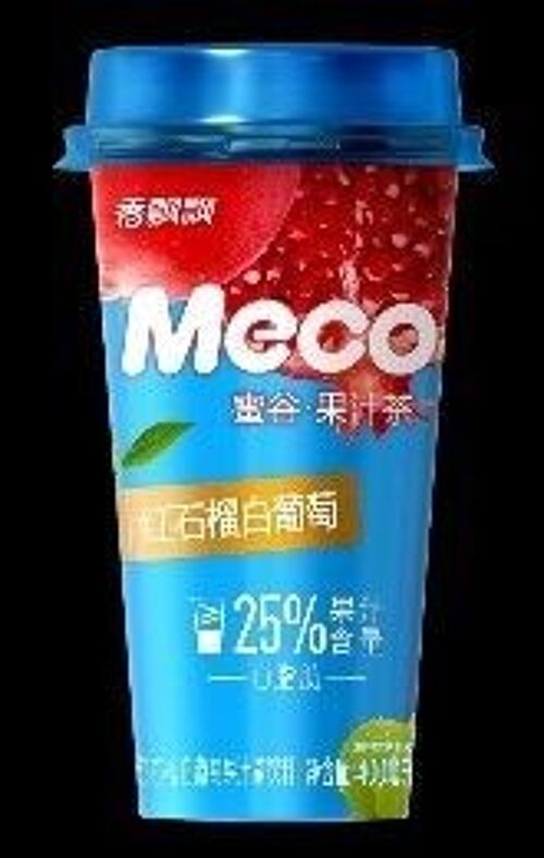 Xiang Piao Piao Meco Pomegranate & White Grape Juice
香飄飄蜜谷·果汁茶-紅石榴白葡萄