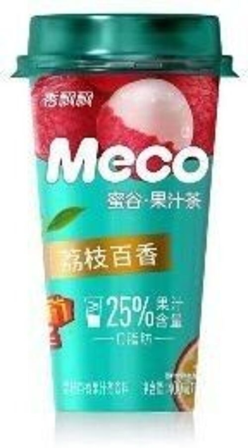 Xiang Piao Piao Meco Lychee & Passion Fruit Juice
香飄飄蜜谷·果汁茶-荔枝百香