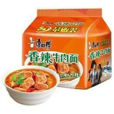Kang Shi Fu Instant Noodles-Hot & Spicy Beef
康師傅香辣牛肉麵
