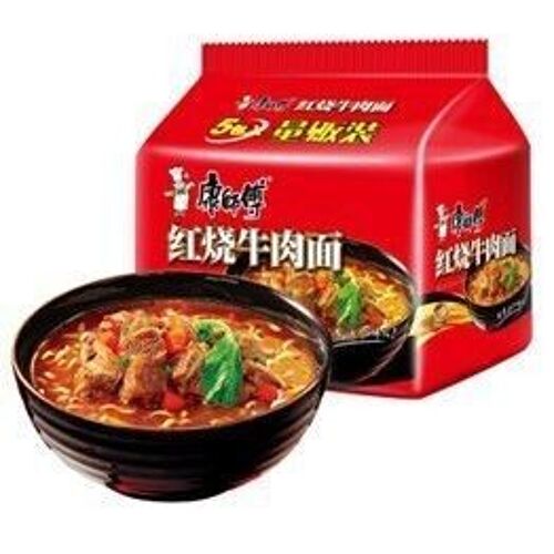 Kang Shi Fu Instant Noodles-Braised Beef
康師傅紅燒牛肉麵