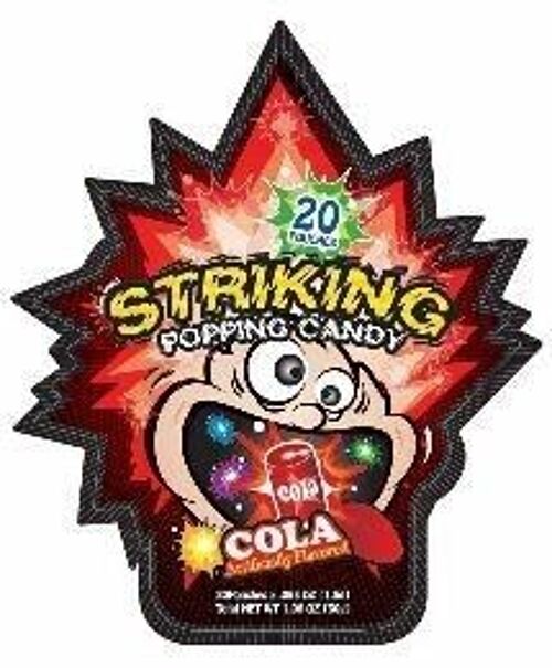 Striking Cola Flavour Popping Candy
索勁可樂味爆炸糖