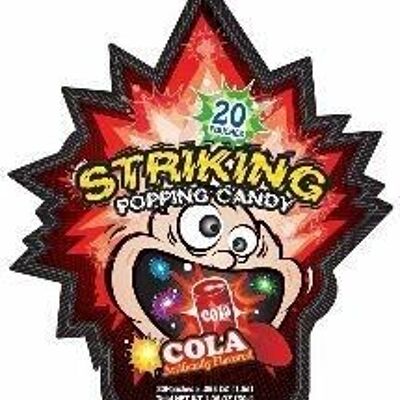 Striking Cola Flavour Popping Candy
索勁可樂味爆炸糖