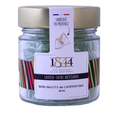 Berlingots de Carpentras Anis- 160g-Bocal verre 160g