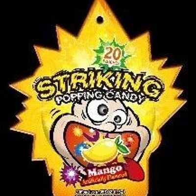 Striking Mango Flavour Popping Candy
索勁芒果味爆炸糖