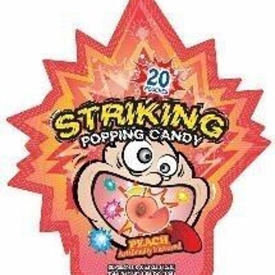 Striking Peach Flavour Popping Candy
索勁桃味爆炸糖