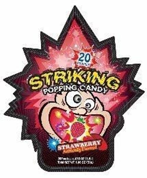 Striking Strawberry Flavour Popping Candy
索勁士多啤梨味爆炸糖