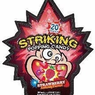 Striking Strawberry Flavour Popping Candy
索勁士多啤梨味爆炸糖