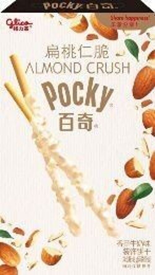 Glico Almond Crush Pocky-Vanilla & Milk
格力高扁桃仁脆百奇-香草牛奶味