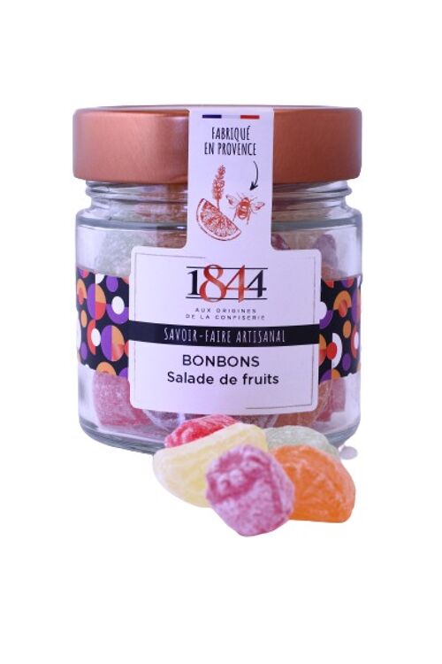 Bonbons Salade de Fruits-Bocal verre 160g