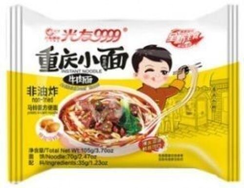 Guang You Chongqing Instant Noodle-Beef Flavour
光友9999重慶小麵-牛肉味麵