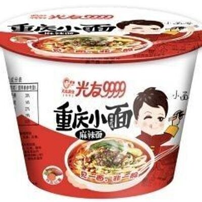Guang You Bowl Chongqing Instant Noodle-Spicy Hot Noodle
光友9999重慶小麵-麻辣麵