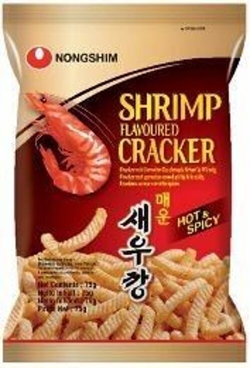 Nongshim Hot & Spicy Shrimp Cracker
農心辣味蝦條