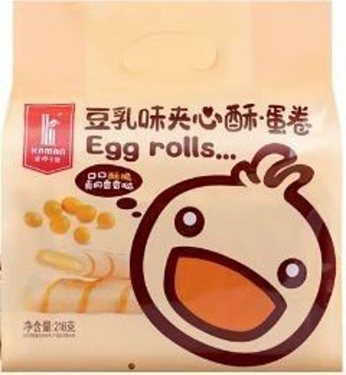 Kaman Egg Roll-Soy Milk
咔啰卡曼豆乳味夾心酥· 蛋卷