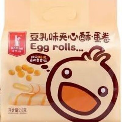 Kaman Egg Roll-Soy Milk
咔啰卡曼豆乳味夾心酥· 蛋卷