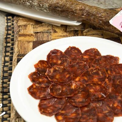 100% Iberian acorn-fed chorizo. Piece 1 to 1.3 kg