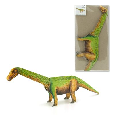 Carte des animaux Apatosaurus 3D