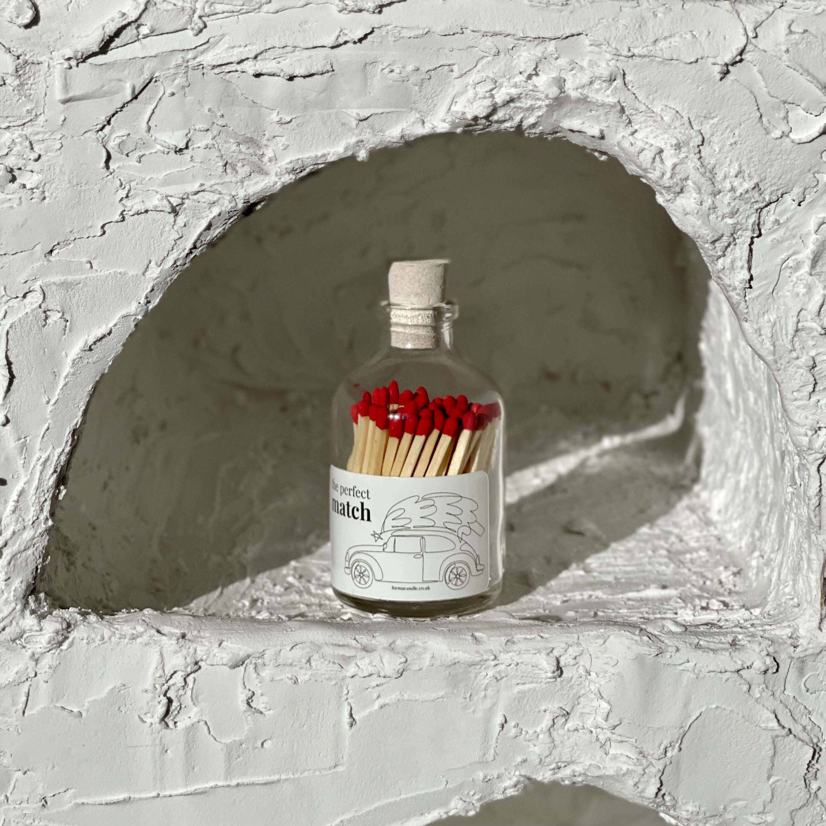 Buy wholesale Red Christmas Matches Fancy Matches in a Bottle