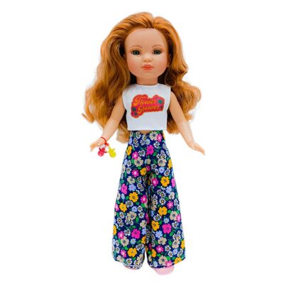 40cm Original Simona Puppe Modell 2022 Fashion Flower Power