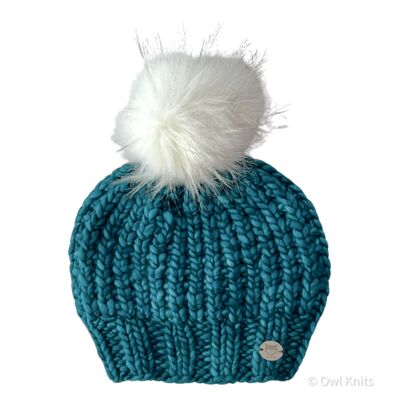 Bonnet BOREAL Teal Feather