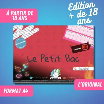 Le Petit Bac - Edition + de 18 ans 4