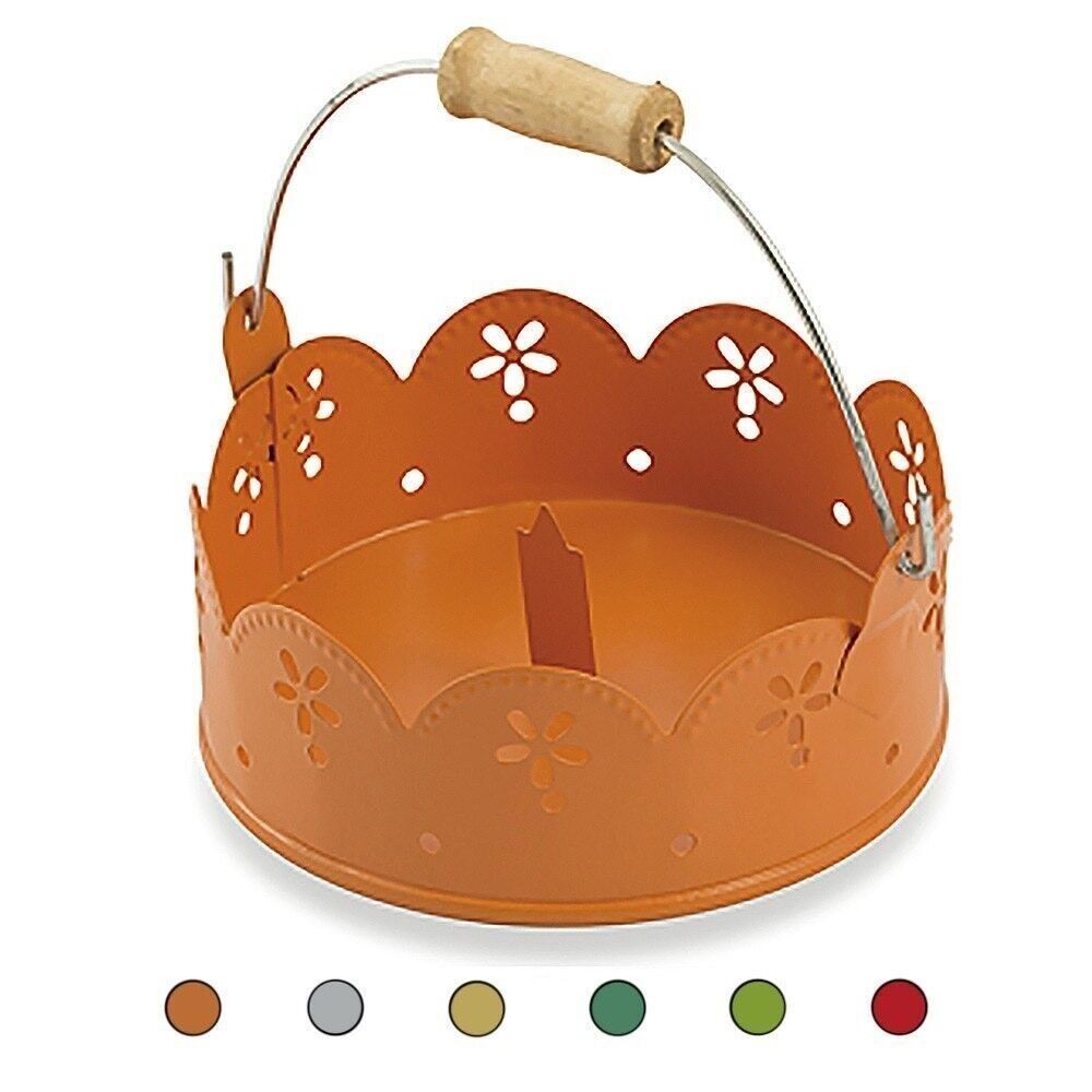 Happy Garden Untersetzerhalter mit 6ass Muscheldekor.