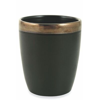 Vaso de agua Naima negro