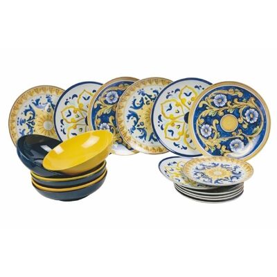 Table service 18 pieces Sicily